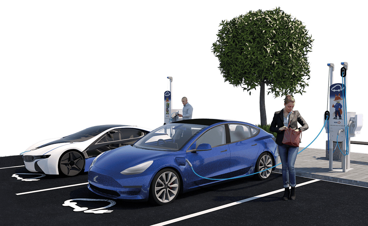 Heurtaux parking borne electrique - ve